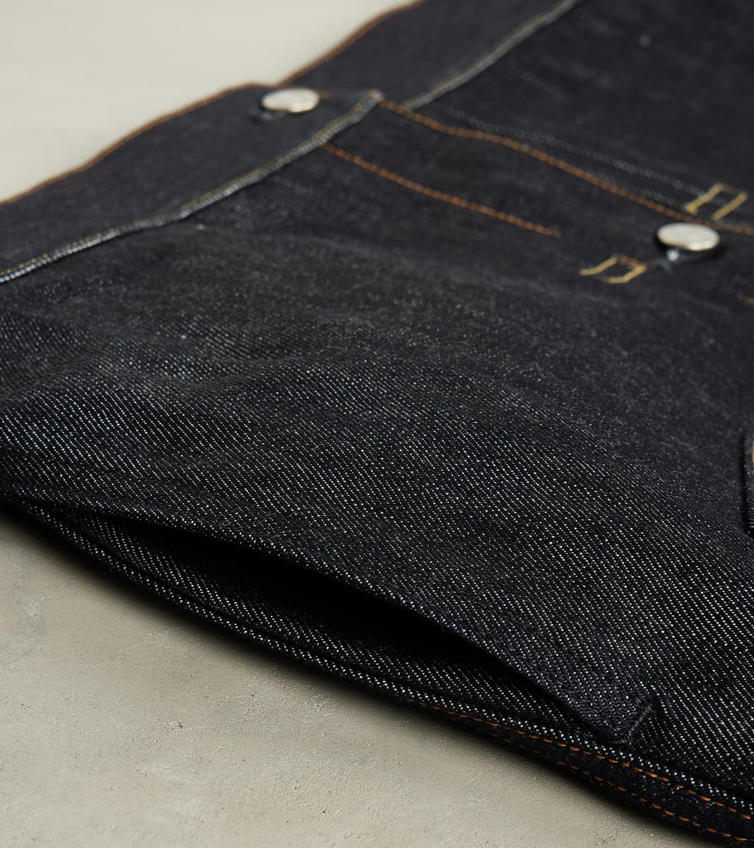 MMGJ0202 - #002 Silk Denim Jacket - 15oz Indigo Cotton x Silk