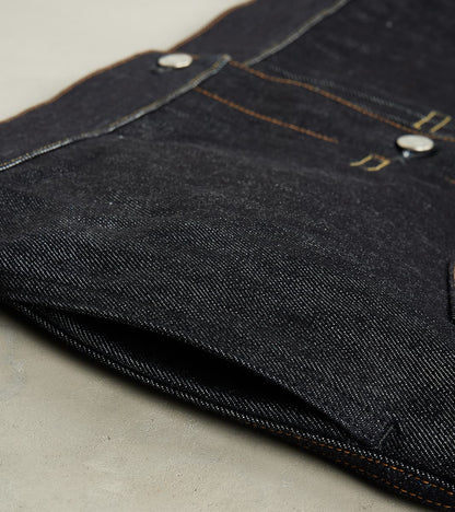 MMGJ0202 - #002 Silk Denim Jacket - 15oz Indigo Cotton x Silk
