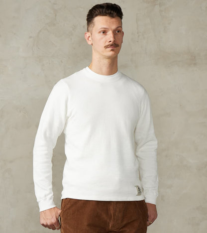 MMTS6030 Suvin Cotton Long Sleeve Thermal - White