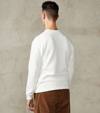 MMTS6030 Suvin Cotton Long Sleeve Thermal - White