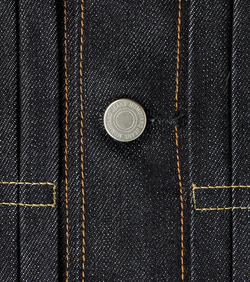 MMGJ0202 - #002 Silk Denim Jacket - 15oz Indigo Cotton x Silk