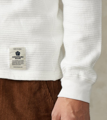 MMTS6030 Suvin Cotton Long Sleeve Thermal - White