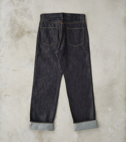 MMJZ0102 - #100 Standard Straight - 15oz Indigo Cotton x Silk