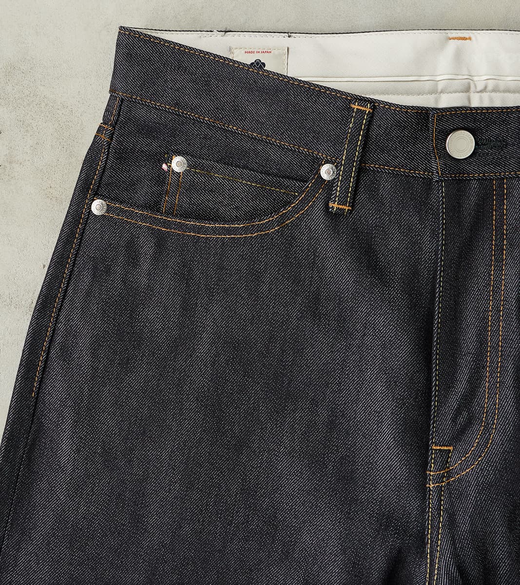 MMJZ0102 - #100 Standard Straight - 15oz Indigo Cotton x Silk