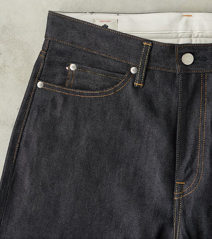 MMJZ0102 - #100 Standard Straight - 15oz Indigo Cotton x Silk