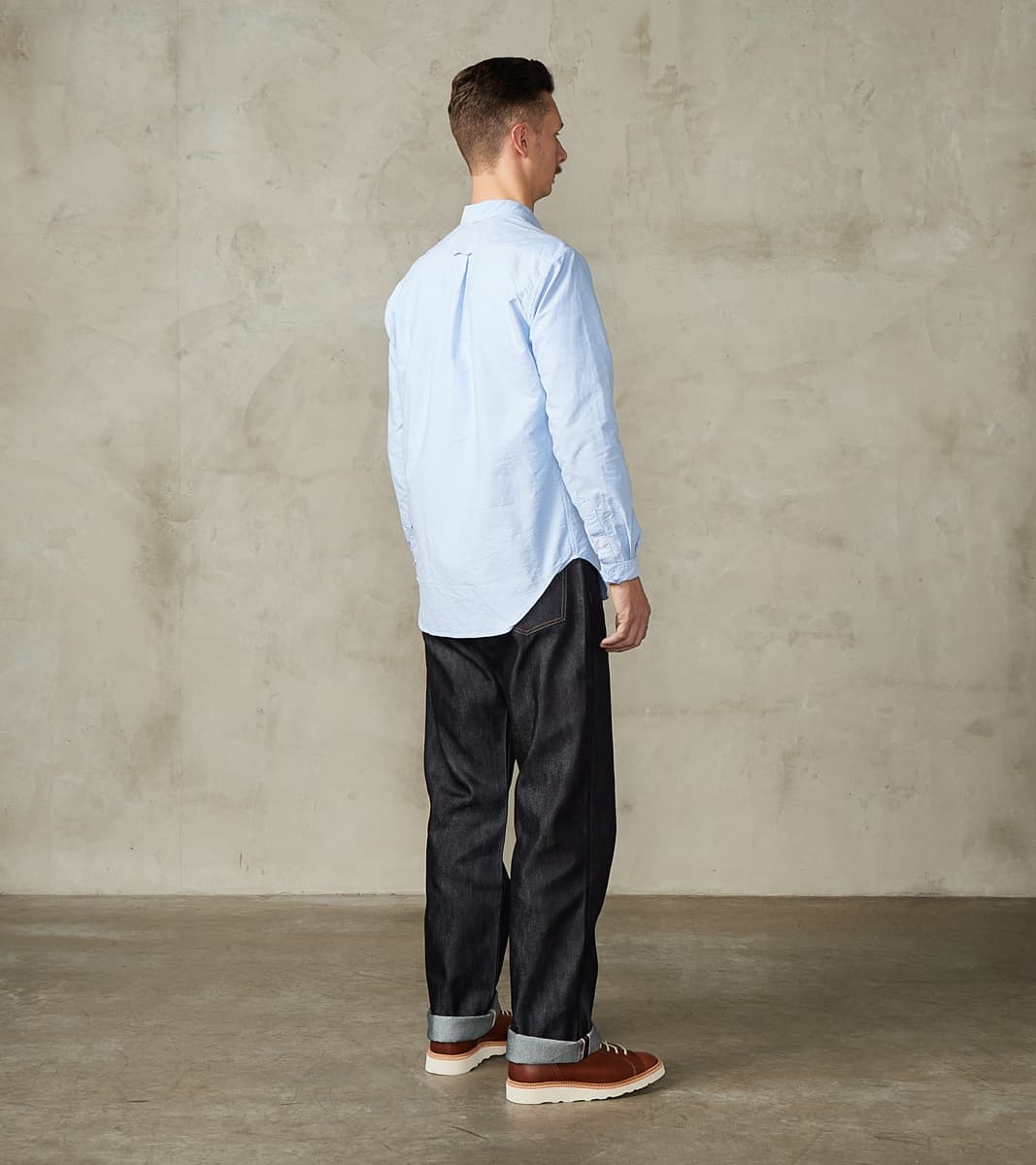 MMJZ0102 - #100 Standard Straight - 15oz Indigo Cotton x Silk