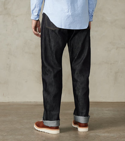 MMJZ0102 - #100 Standard Straight - 15oz Indigo Cotton x Silk