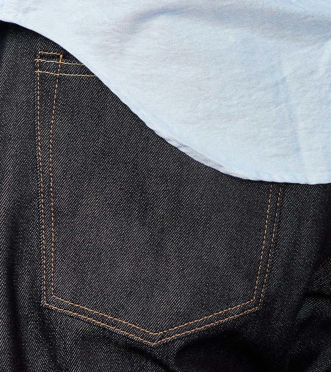 MMJZ0102 - #100 Standard Straight - 15oz Indigo Cotton x Silk