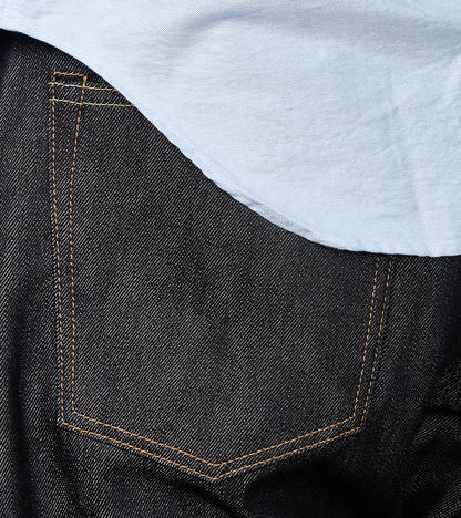 MMJZ0102 - #100 Standard Straight - 15oz Indigo Cotton x Silk
