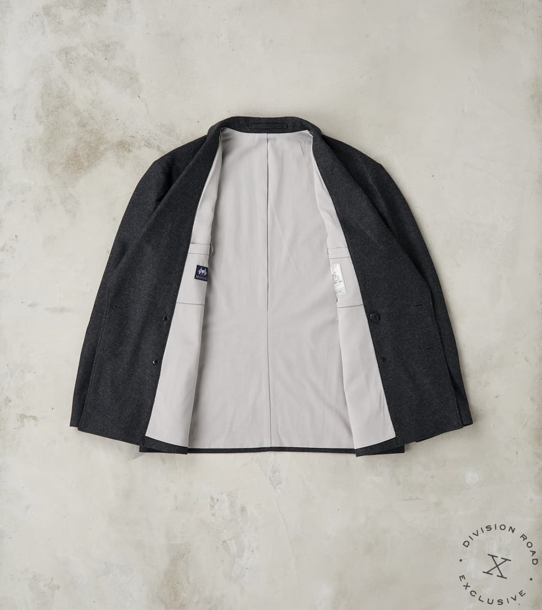 MotivMfg x DR French Army Shawl Sack Jacket - Abraham Moon® Coal