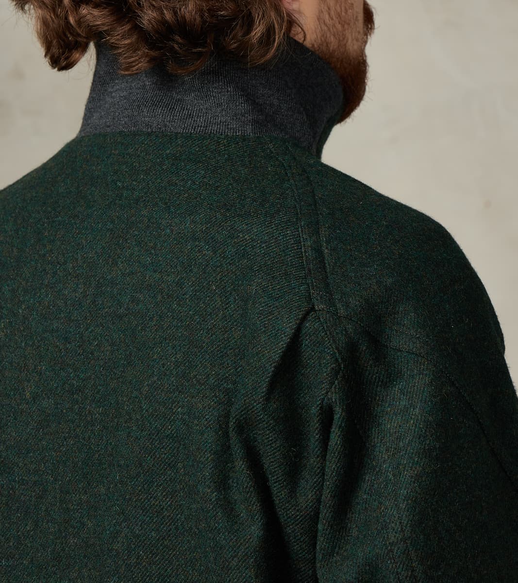 American Vector Bomber -  Fox Brothers® Dark Moss Exmoor Twill