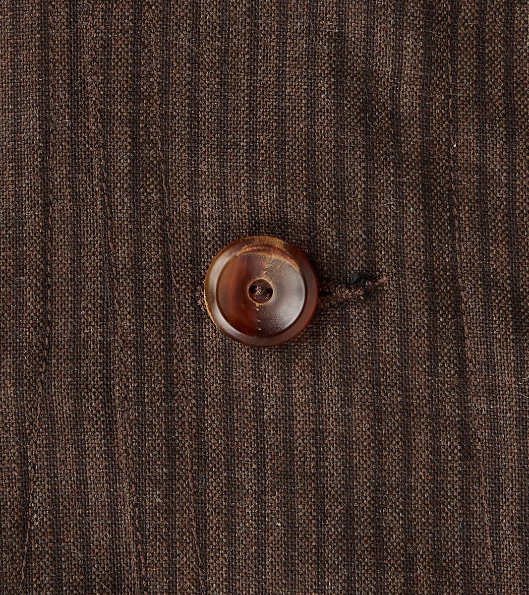 English Hunt Work Jacket - Fox Brothers® Walnut Stripe Worsted City Cloth