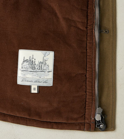 French Fencing Hunt Vest - Fox Brothers® Dark Olive Tweed Twill