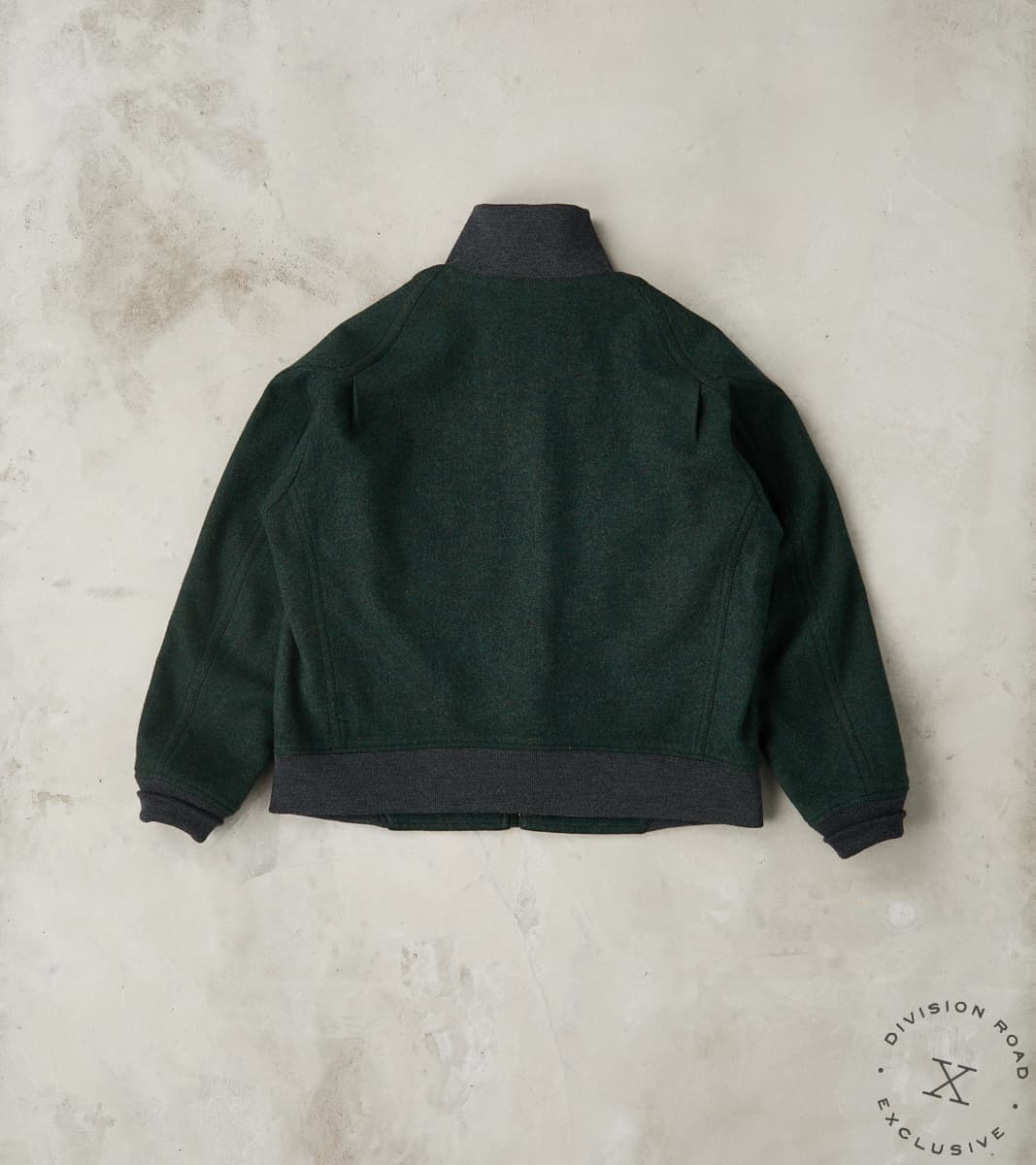 American Vector Bomber -  Fox Brothers® Dark Moss Exmoor Twill