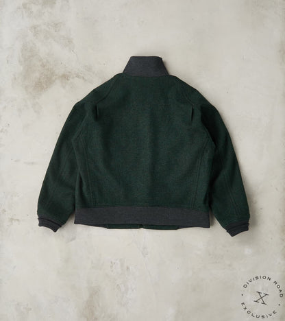 American Vector Bomber -  Fox Brothers® Dark Moss Exmoor Twill