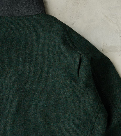 American Vector Bomber -  Fox Brothers® Dark Moss Exmoor Twill