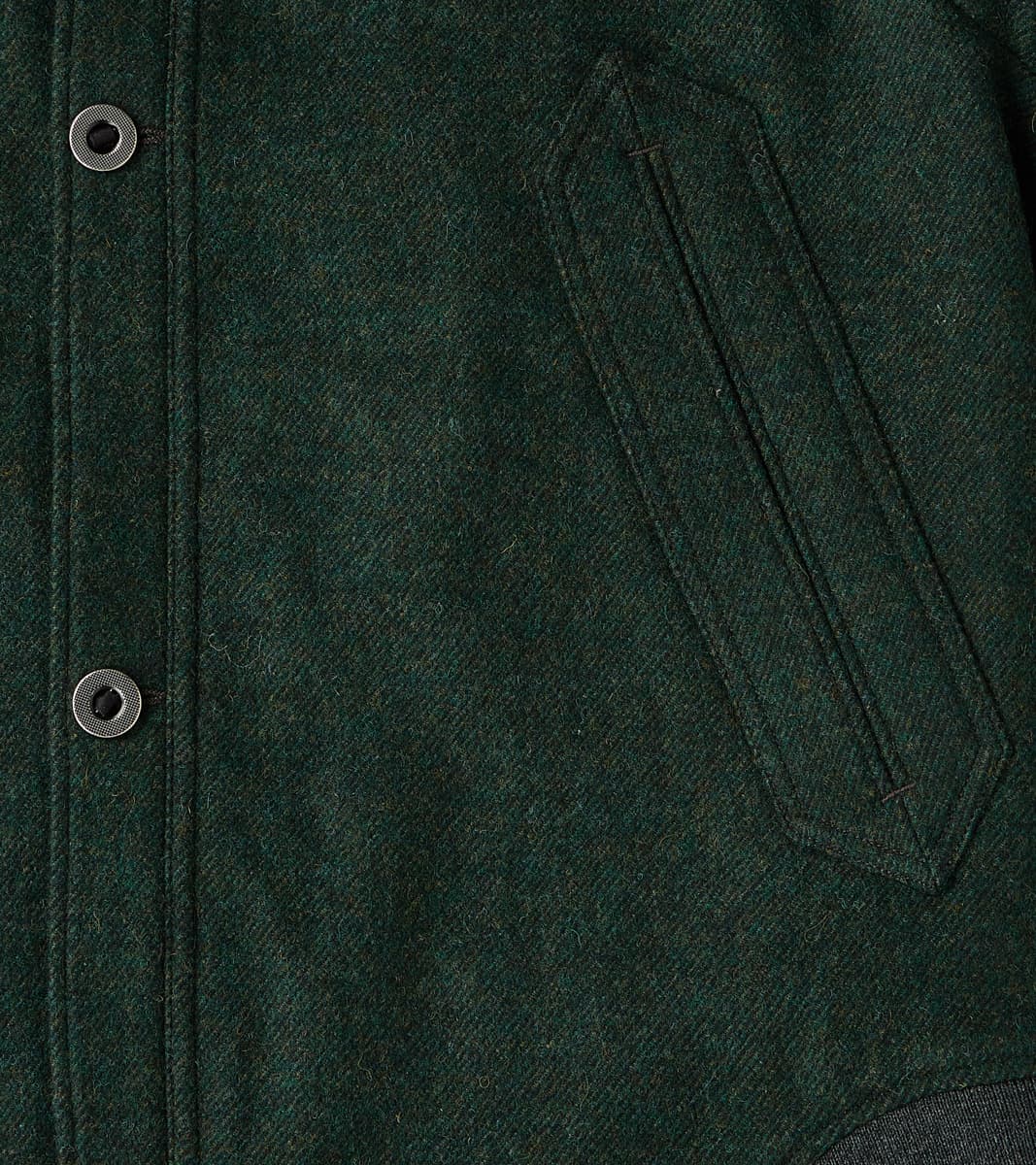 American Vector Bomber -  Fox Brothers® Dark Moss Exmoor Twill