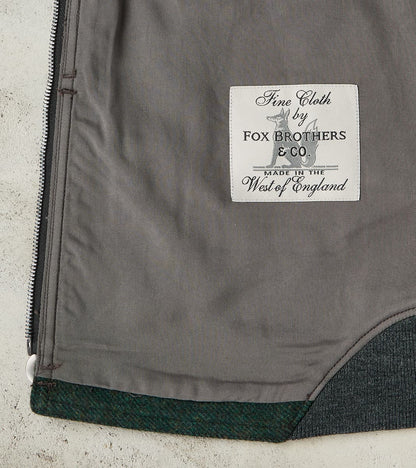 American Vector Bomber -  Fox Brothers® Dark Moss Exmoor Twill