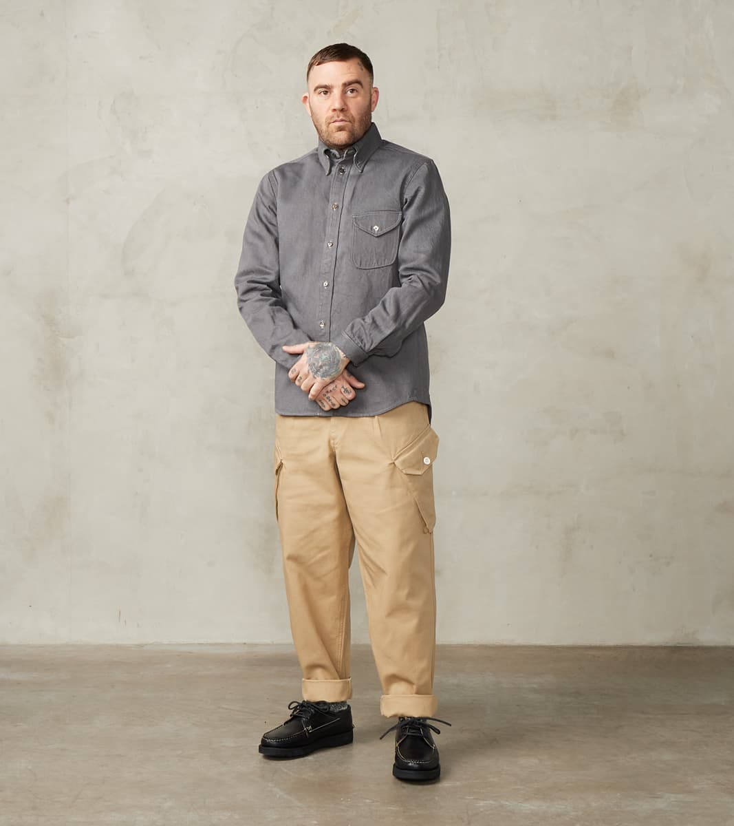 Swiss Army Cargo Trousers - British Tan Japanese Calvary Twill