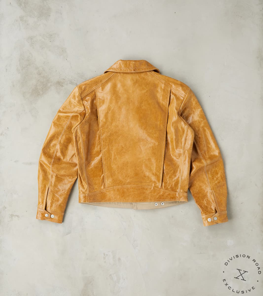 French Air Force Zephyr Jacket - Amber Glazed French Lambskin