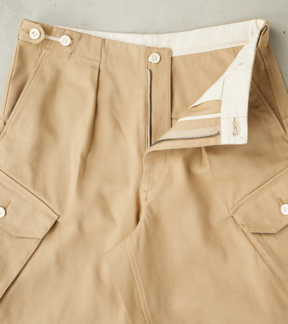 Swiss Army Cargo Trousers - British Tan Japanese Calvary Twill