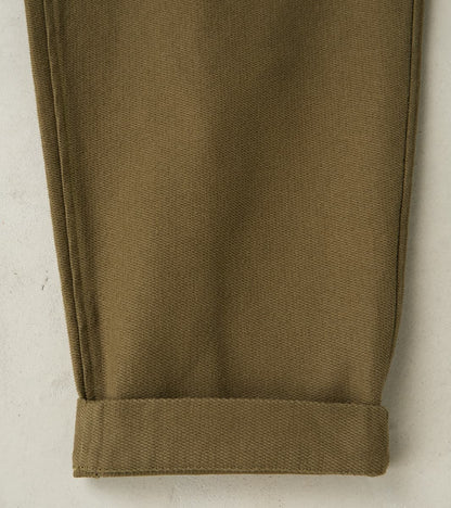 Swiss Army Cargo Trousers - B.Moss® Olive Reversed Bedford Cord