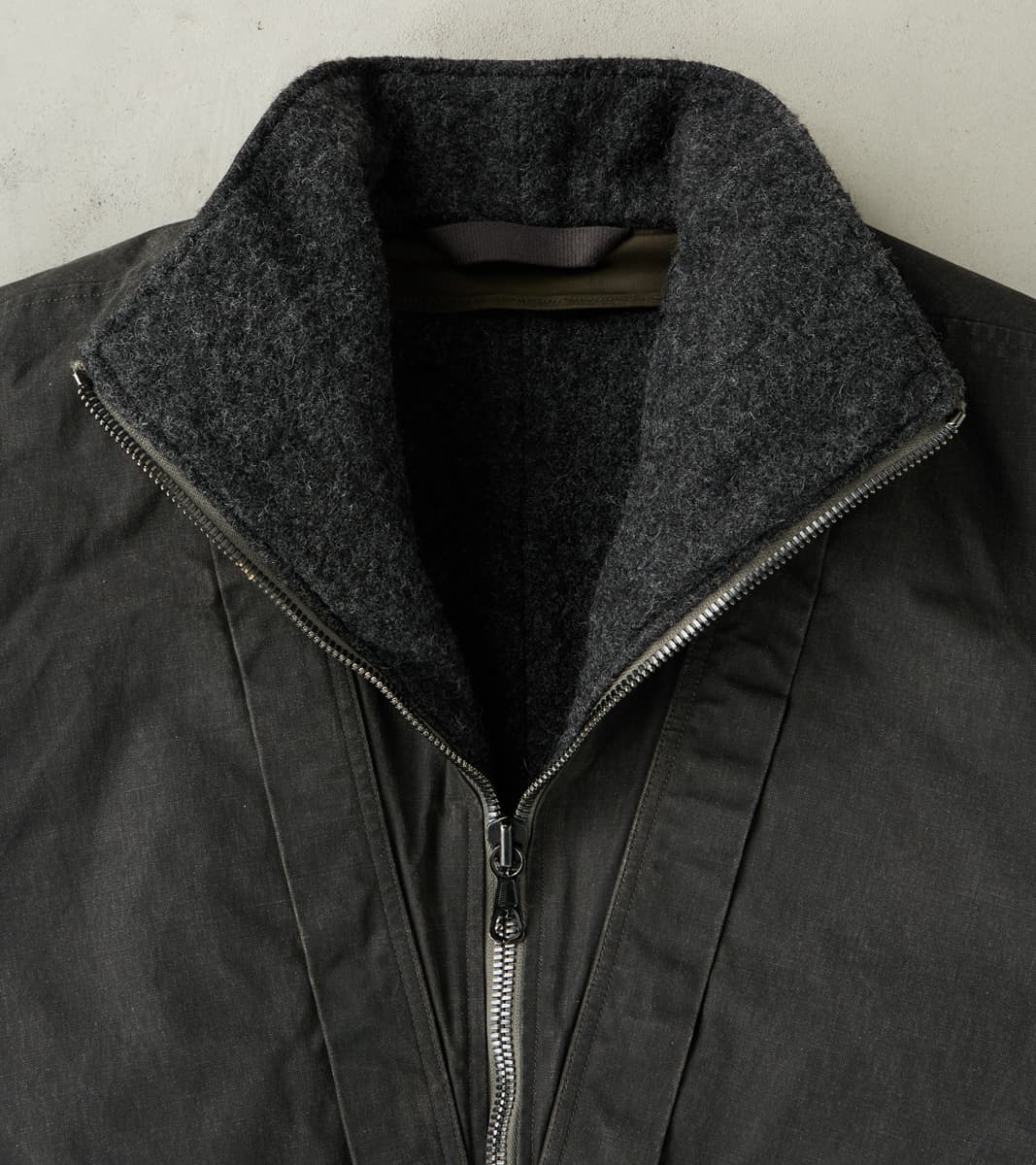 English Cyclops Dispatch Jacket - H.Stevensons® Black Vintage Military Waxed Canvas