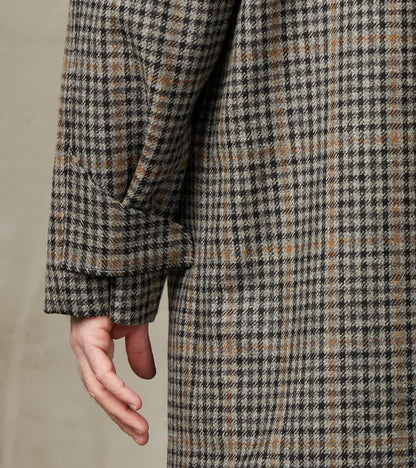 English Traveler Opus Coat - Lovat® London Town Grey Tweed Check