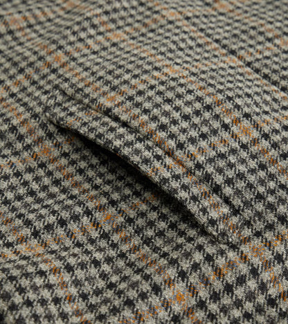 English Traveler Opus Coat - Lovat® London Town Grey Tweed Check