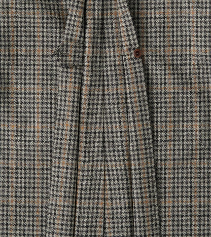 English Traveler Opus Coat - Lovat® London Town Grey Tweed Check