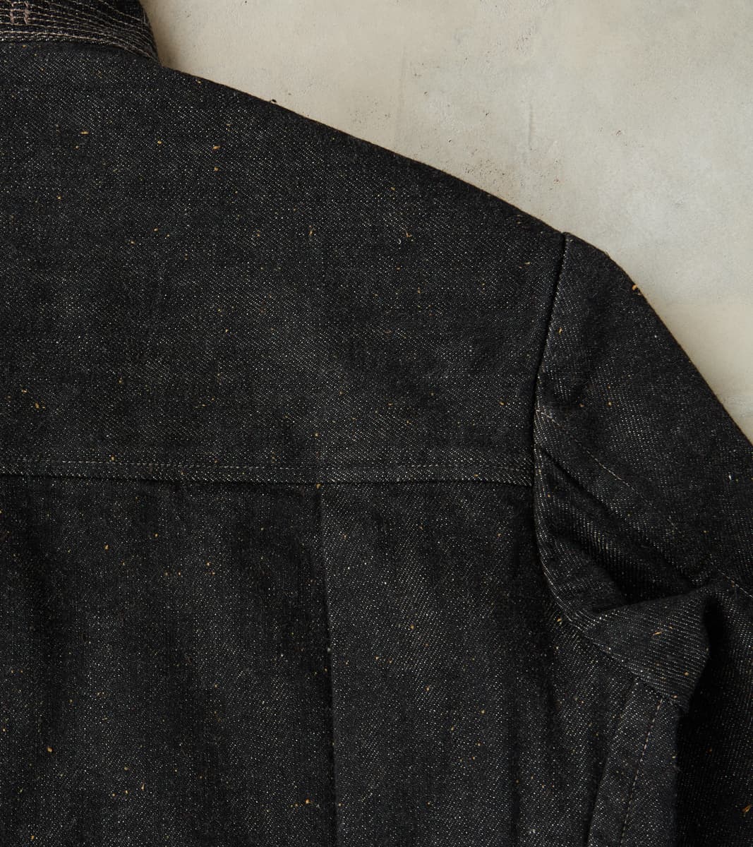 French Rapide Jacket - Charcoal Donegal Selvedge Denim