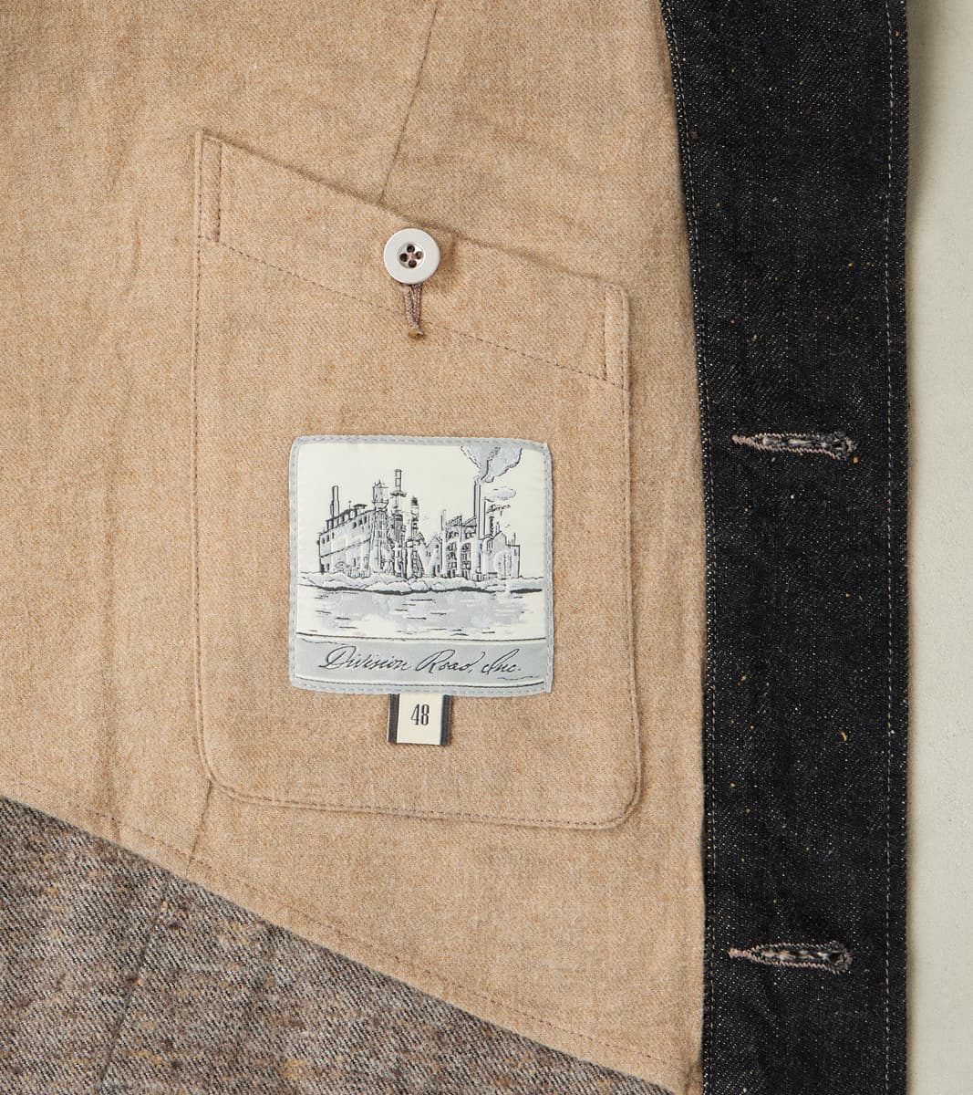 French Rapide Jacket - Charcoal Donegal Selvedge Denim