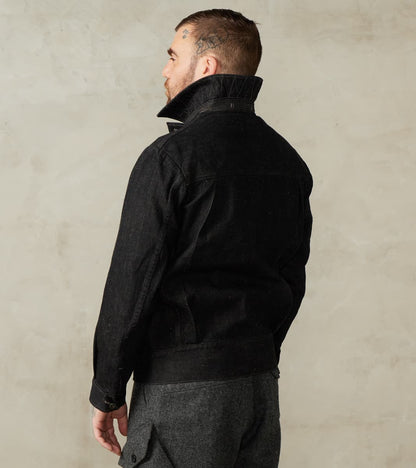 French Rapide Jacket - Charcoal Donegal Selvedge Denim