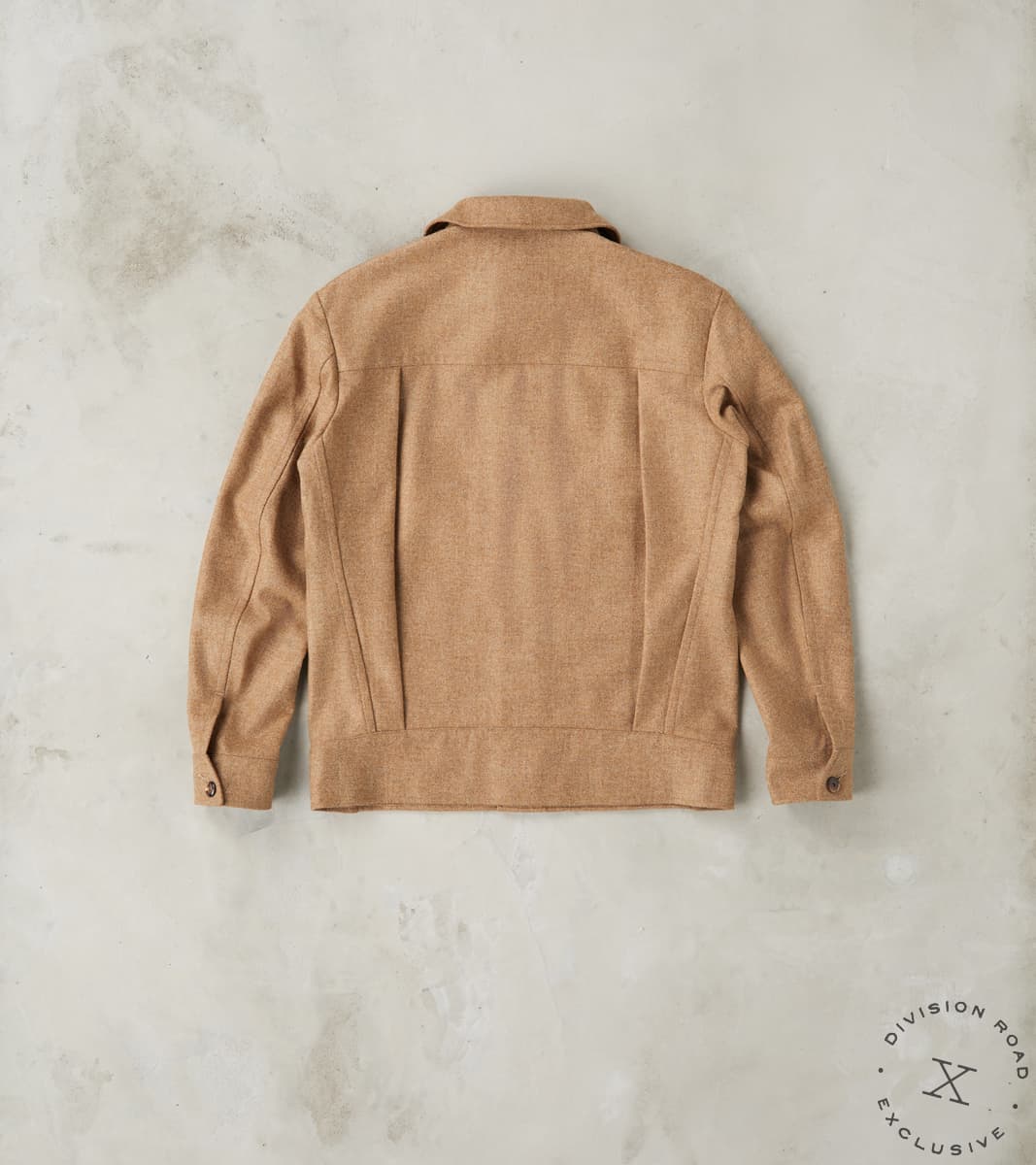 French Rapide Jacket - Abraham Moon® Camel Merino Twill