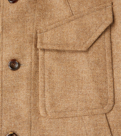 French Rapide Jacket - Abraham Moon® Camel Merino Twill