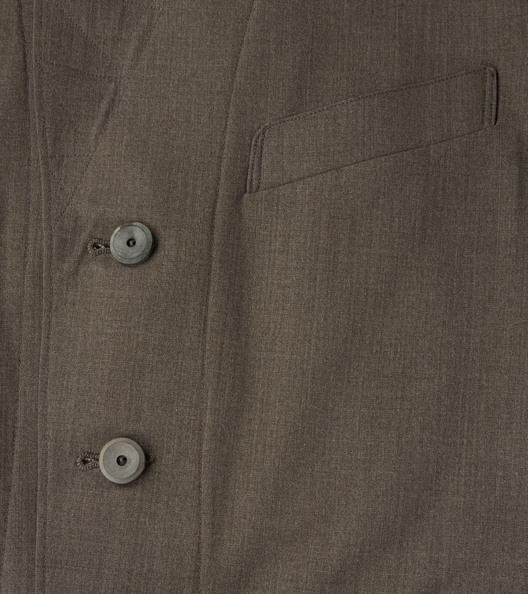 English Dress Hunt Jacket - Dark Natural Optim® Wool Gabardine