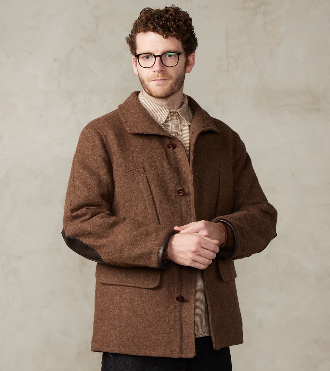 French Hunting Jacket - Lovat® Nutmeg Sonsie Tweed Melton Twill