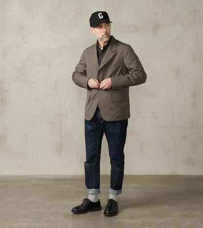 English Dress Hunt Jacket - Dark Natural Optim® Wool Gabardine