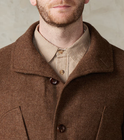 French Hunting Jacket - Lovat® Nutmeg Sonsie Tweed Melton Twill