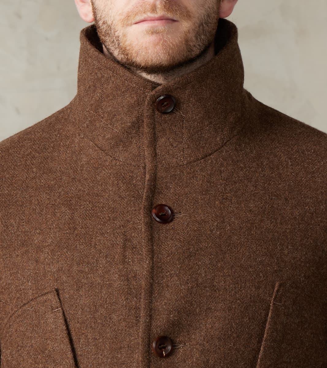 French Hunting Jacket - Lovat® Nutmeg Sonsie Tweed Melton Twill