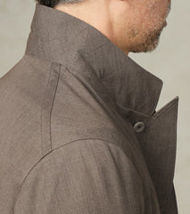 English Dress Hunt Jacket - Dark Natural Optim® Wool Gabardine