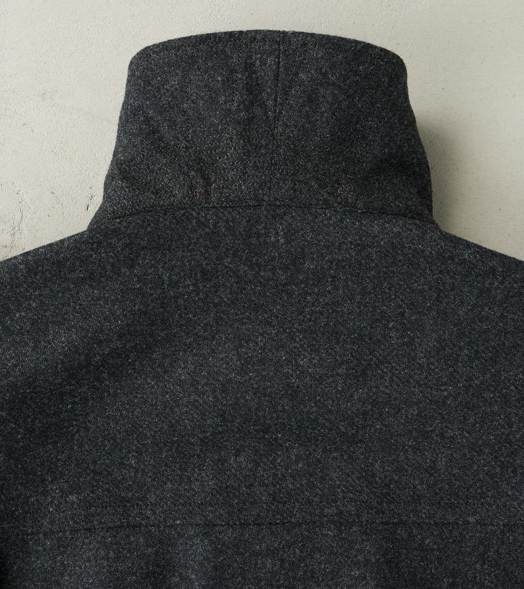 French Rapide Jacket - Abraham Moon® Coal Merino Twill