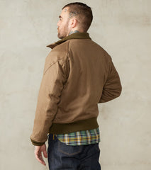American Vector Bomber - Fox Brothers® Fawn Covert Cloth