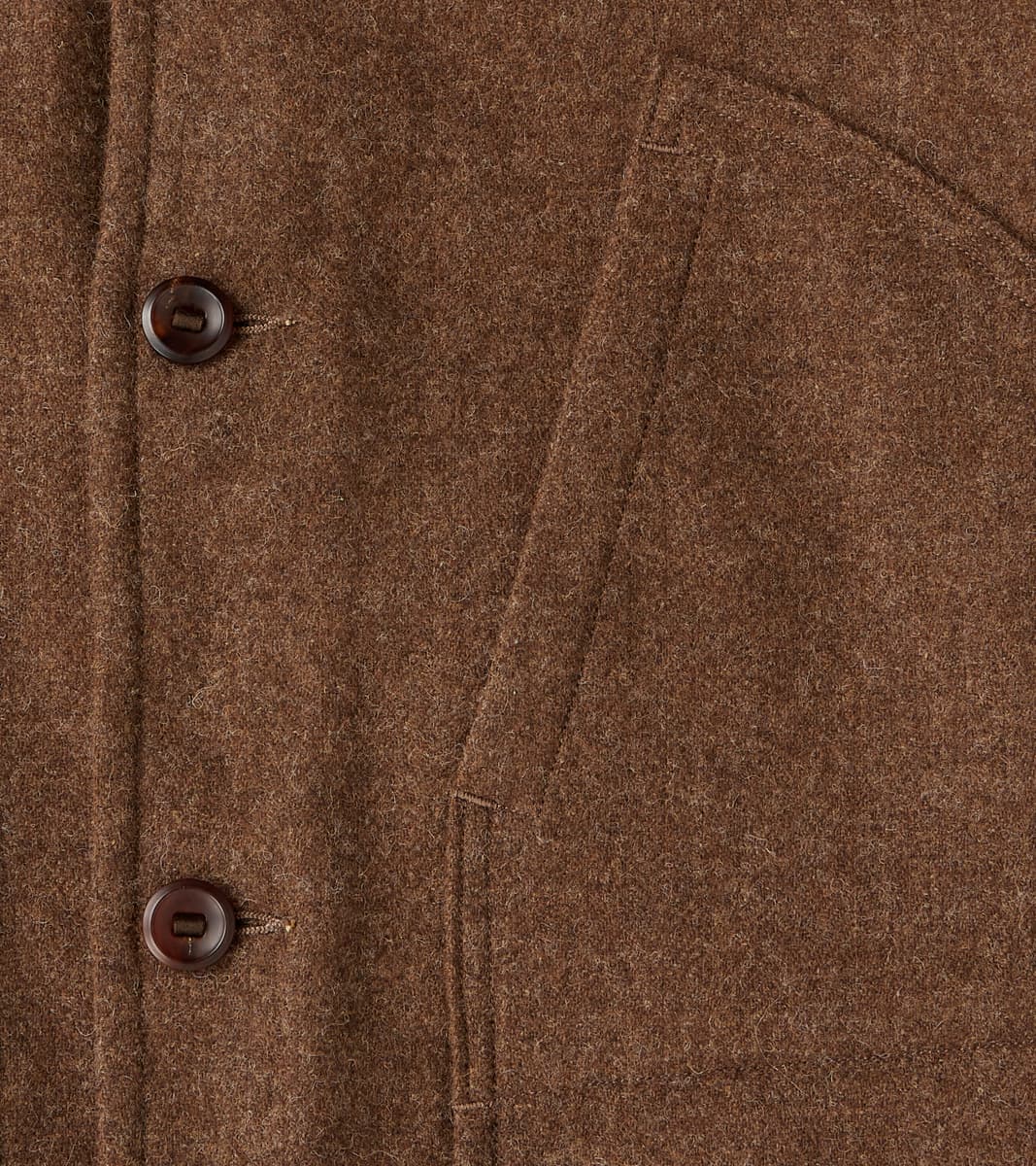 French Hunting Jacket - Lovat® Nutmeg Sonsie Tweed Melton Twill