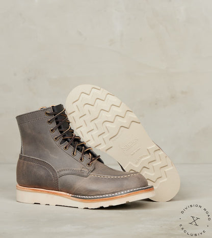 Concrete Workman Moc - HNW - Nicks Christy - Horween Light Grey Cypress
