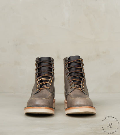 Concrete Workman Moc - HNW - Nicks Christy - Horween Light Grey Cypress