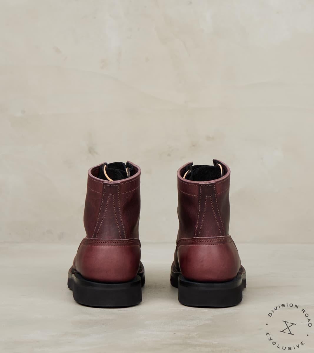 Black Cherry Workman Moc - HNW - Nicks Christy - Horween Color 8 Cypress