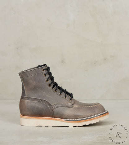 Concrete Workman Moc - HNW - Nicks Christy - Horween Light Grey Cypress