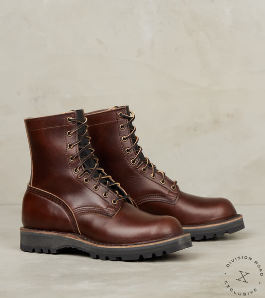 Nicks Handmade Boots x Division Road Woodland Jump Boot - HNW - Vibram Sierra - H…