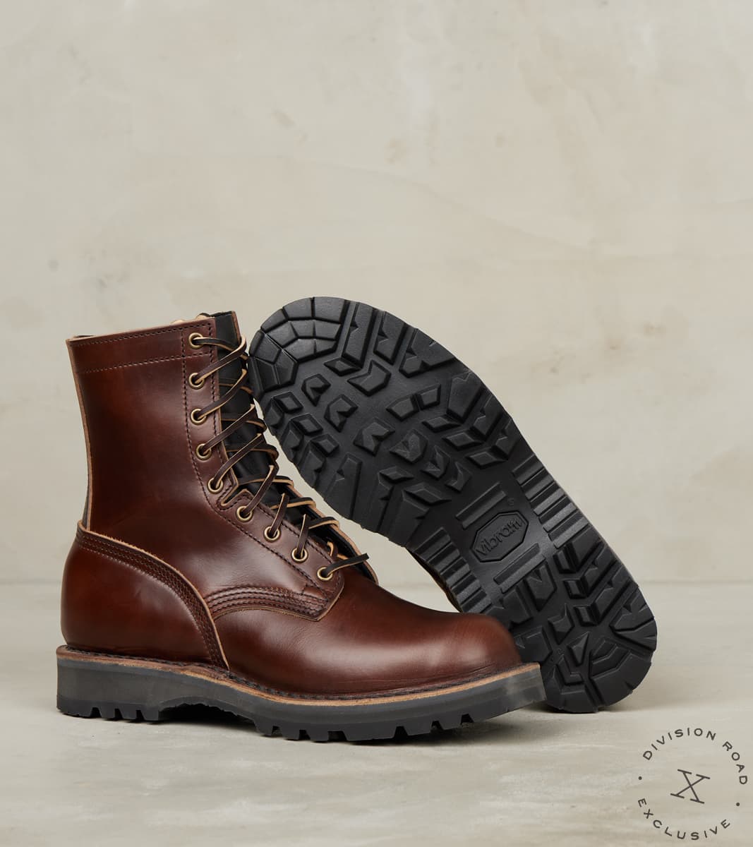 Woodland Jump Boot - HNW - Vibram Sierra - Horween Brown CXL